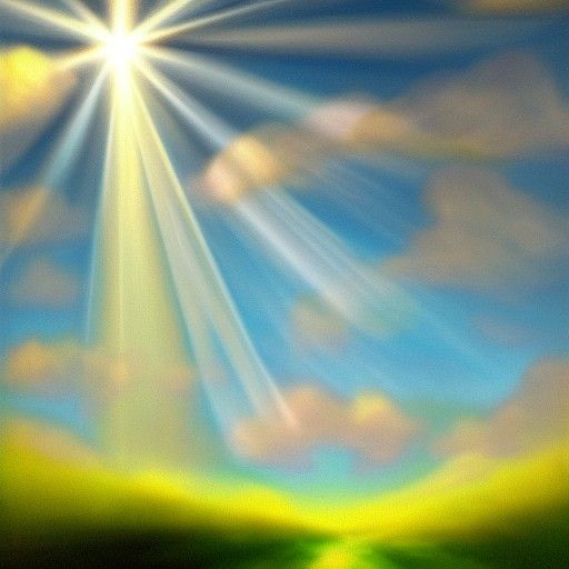 Gold Mine with Divine Sunshine Beams