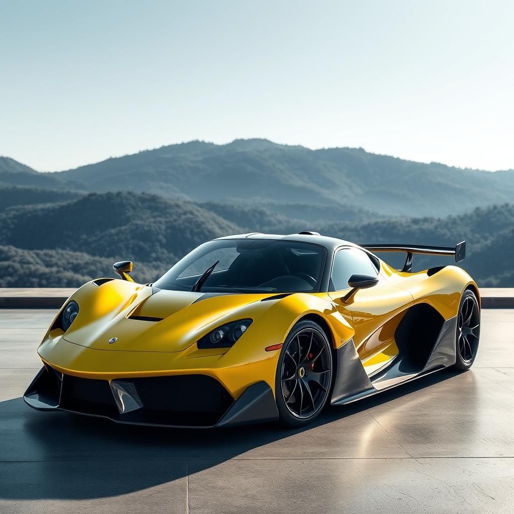 Sleek Supercar with Modern Design