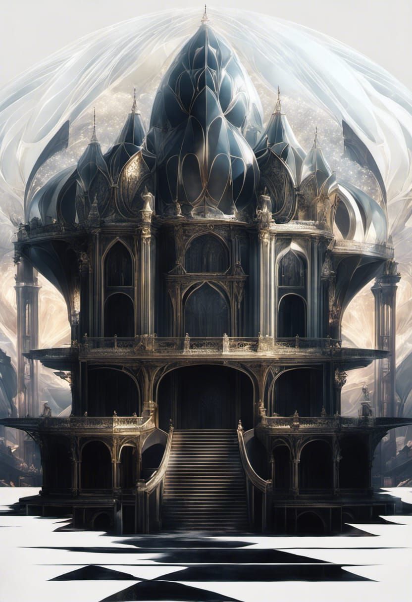 Fractal Architecture Inspired by Tulip Petals