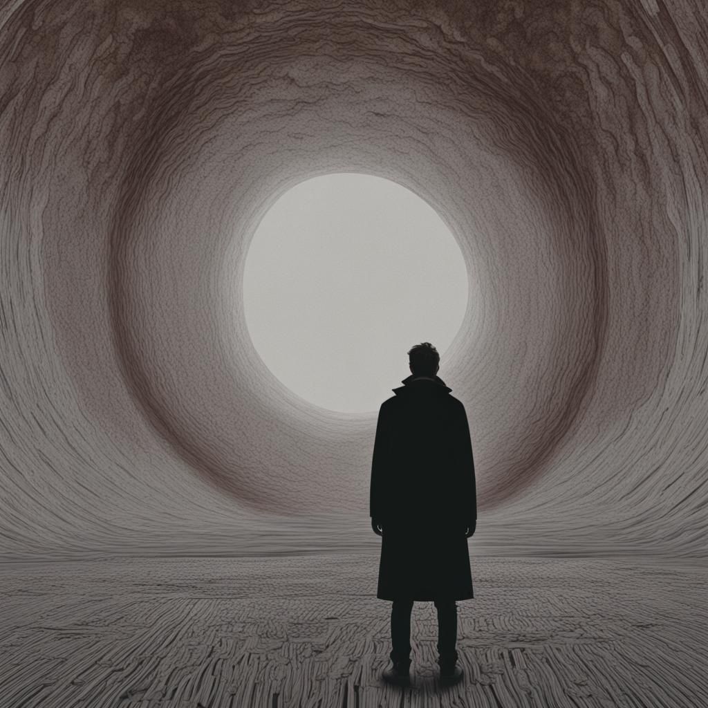 Minimalist Empty Void Illustration