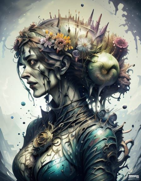 Massive Gaia Titan Composed of Flowers