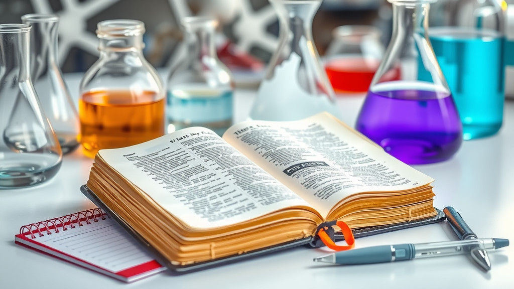 Bible and Science Lab Still Life