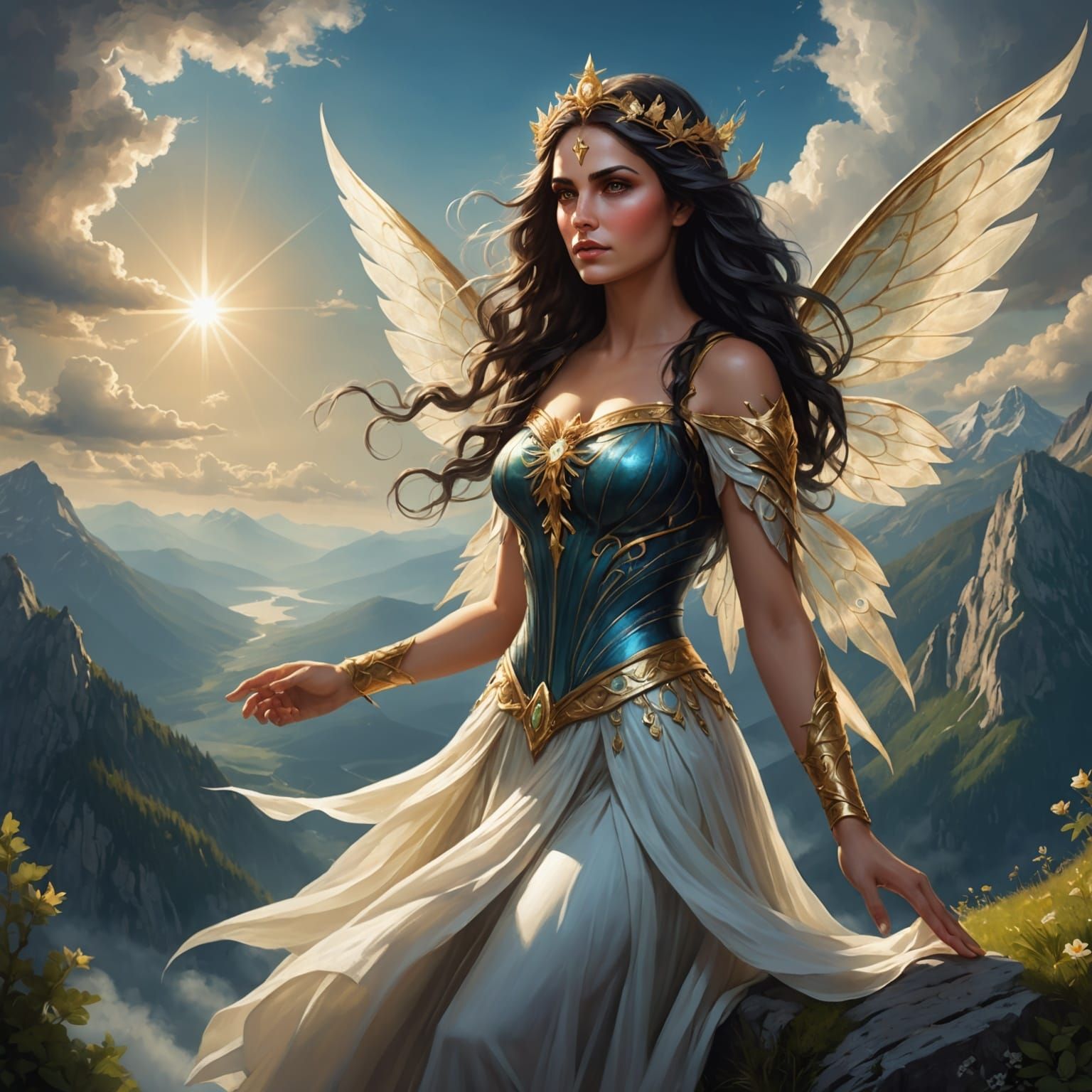 Vila Ravijojla: Serbian Fairy in Divine Light