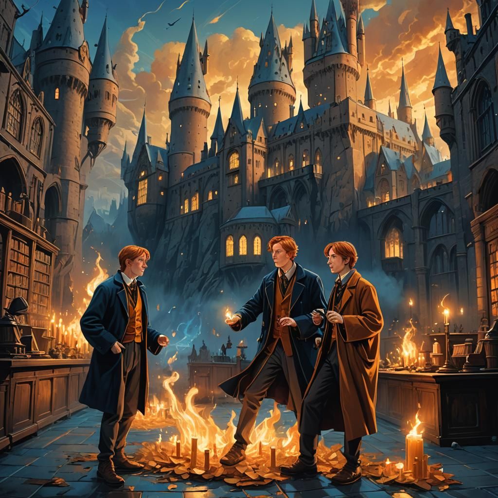 Fred and George Weasley: Mischief at Hogwarts