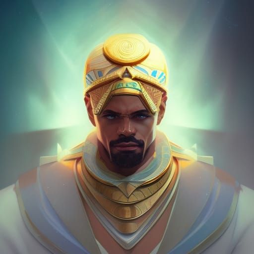 Egyptian Gods Portrait in Artgerm Style