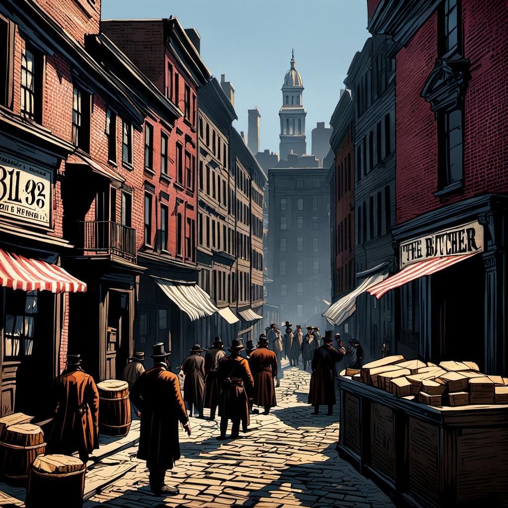 Bill the Butcher in 1840s New York