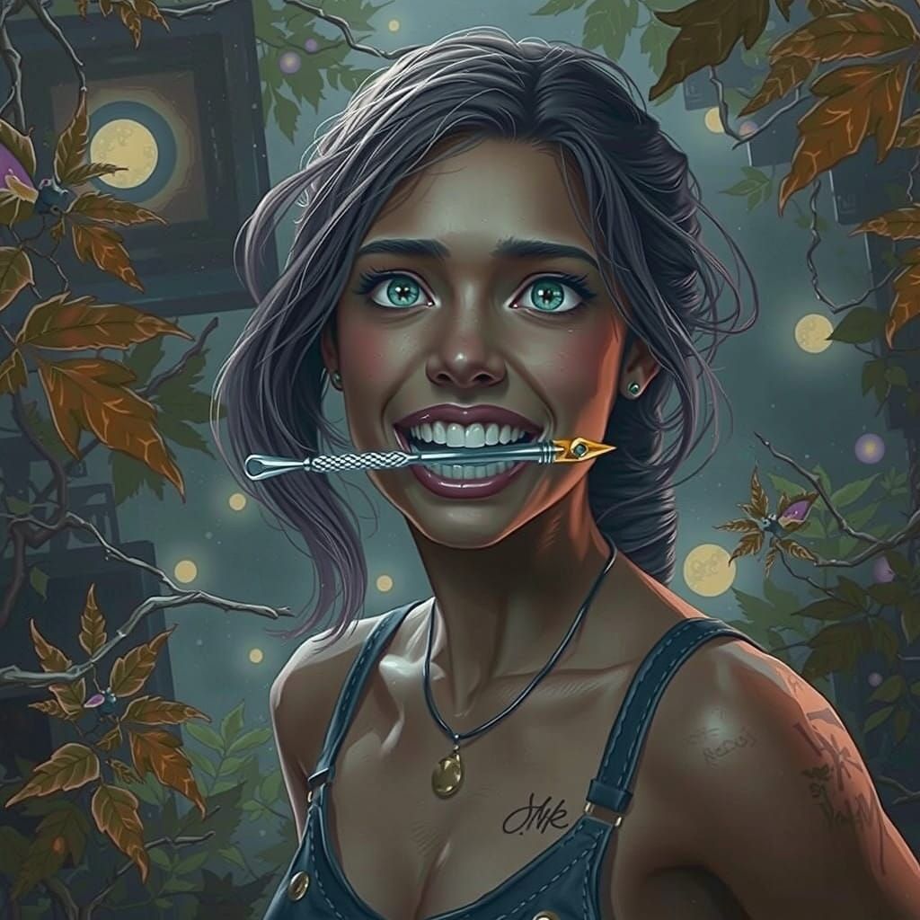 Fantastical Figure Struggles with Elaborate Screwdriver Obst...