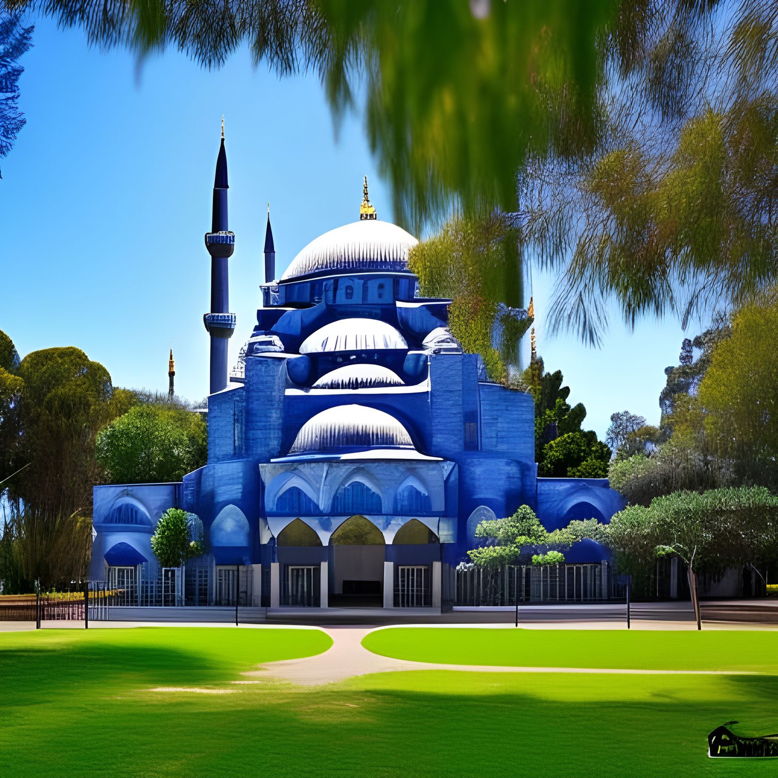 Blue Mosque in Adelaide Botanic Garden