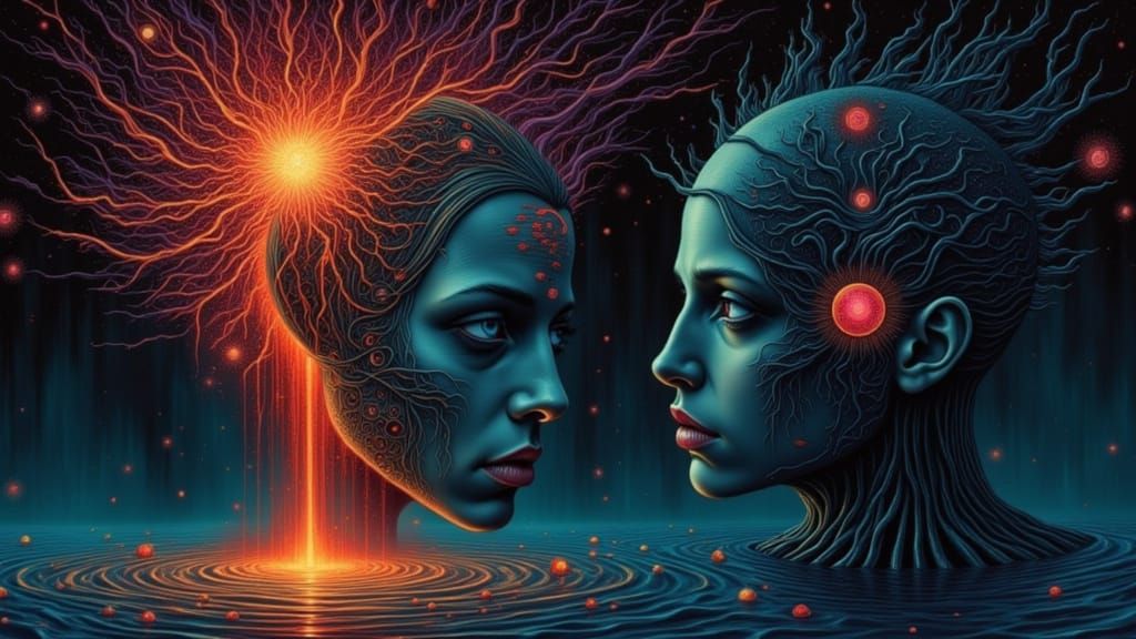 Mindscape of Emotions: Faces Emerge from Serene Contemplatio...