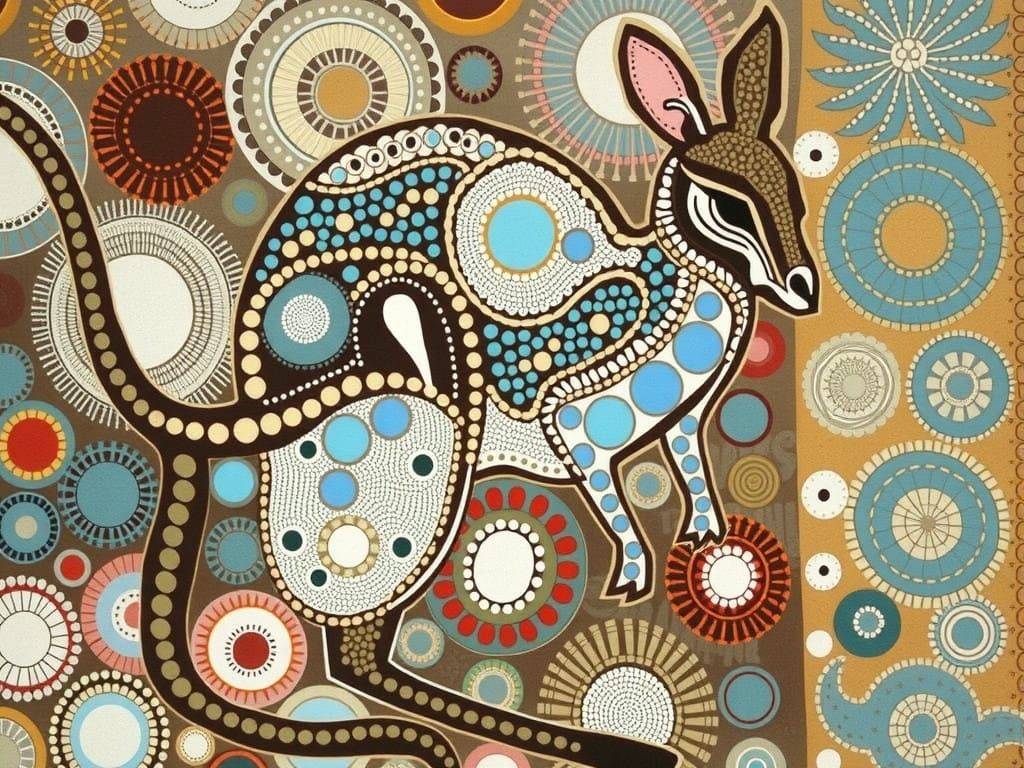 Blue Dot Kangaroo