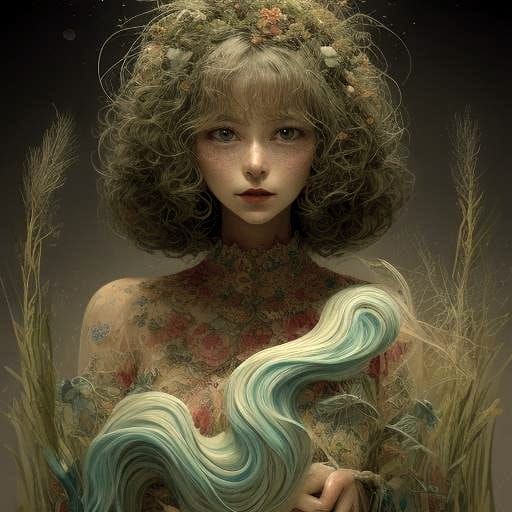 Ethereal Pastel Vortex in Watercolor Style