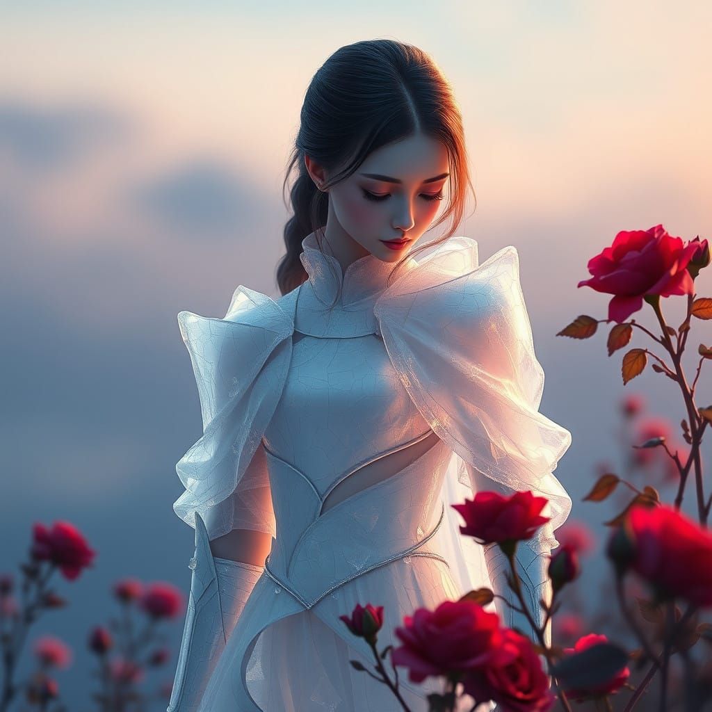 Ethereal Twilight Warrior in Crystal Armor