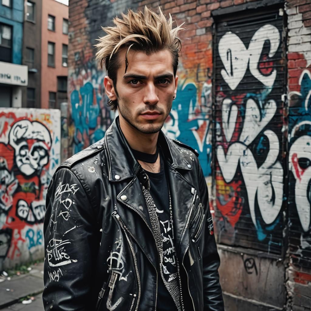 Realistic Portrait: German Punk in Berlin, 1990