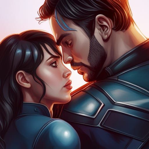 Passionate Kiss: Captain America and Daisy Johnson