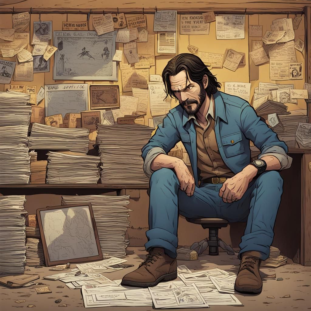 Bigby Wolf Detective Investigates Clues