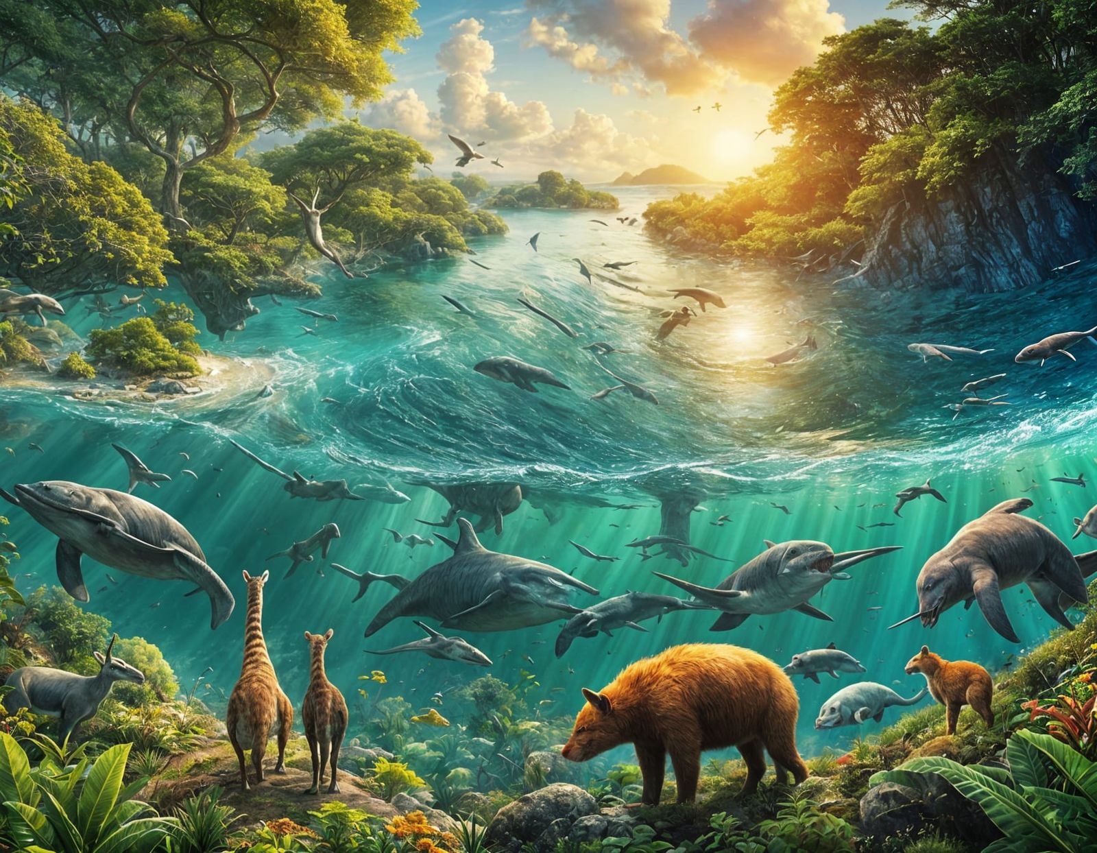 Earth Teeming with Wildlife