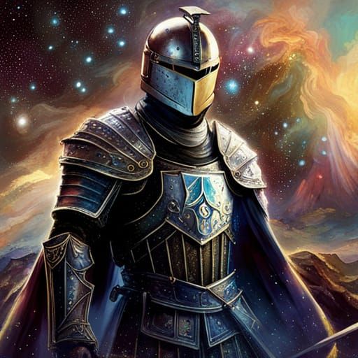 Knight in Armor of Stars and Galaxies
