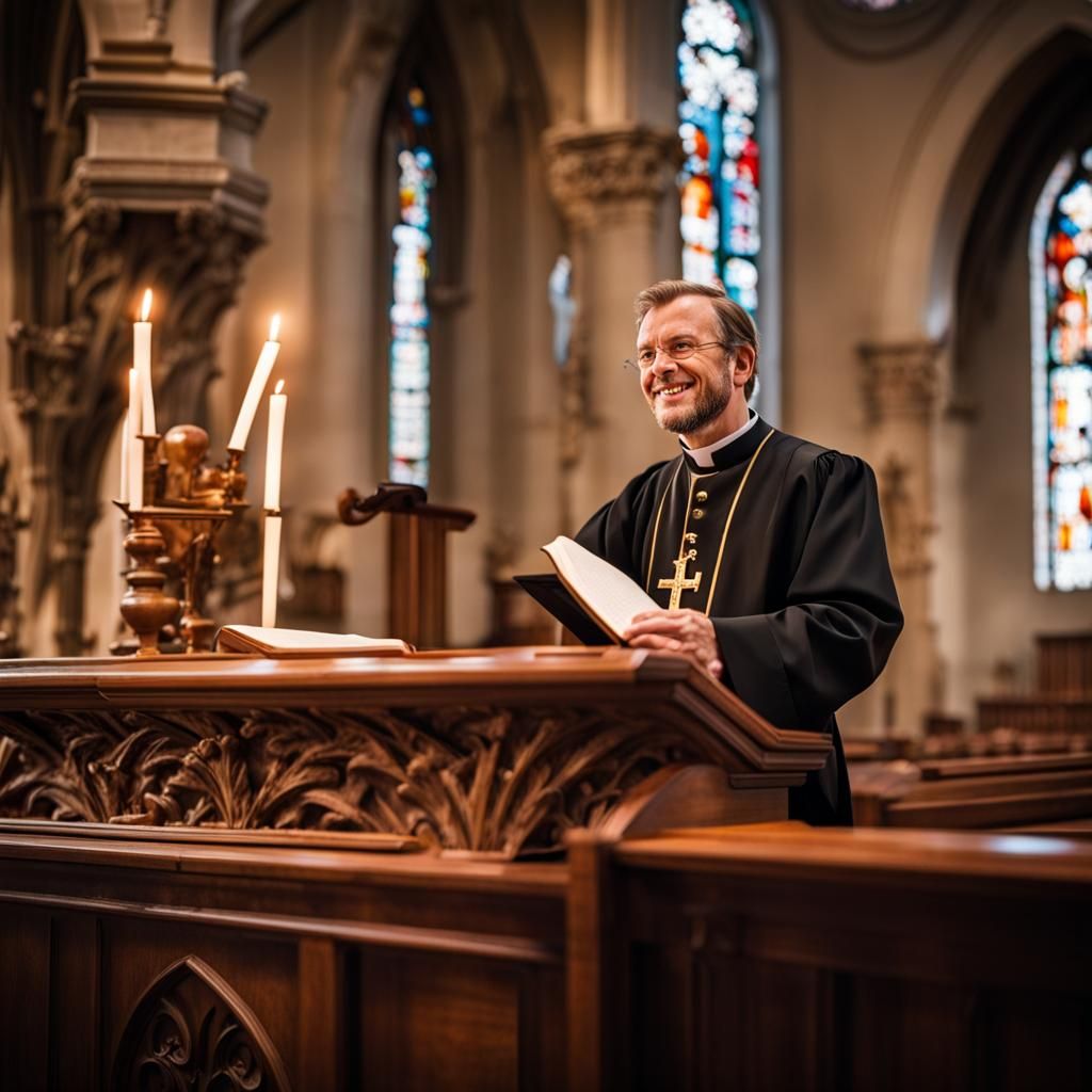 Sunday church service.