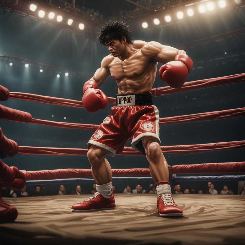 Ippo Makunouchi Boxing Ring Fantasy Concept Art