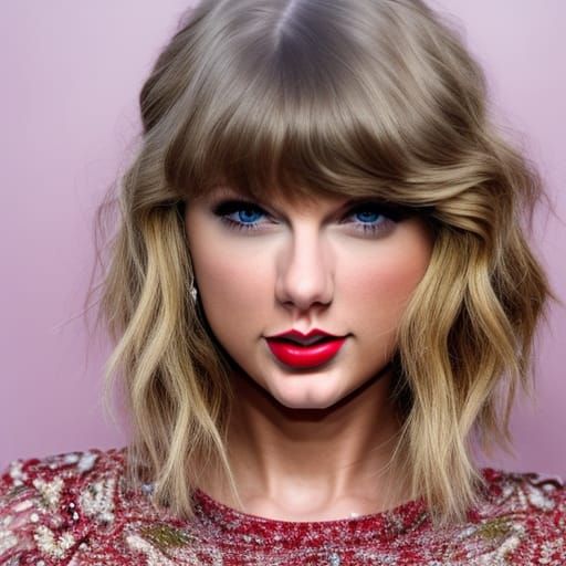 Hyperrealistic Portrait of Taylor Swift in Sharp Focus