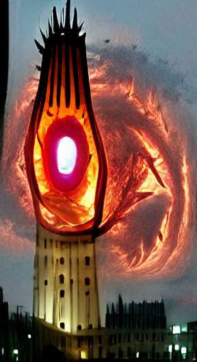 Menacing Eye of Power