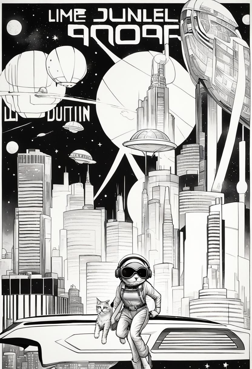 Cat-Human Hybrid Arrives in Art Deco Marsport