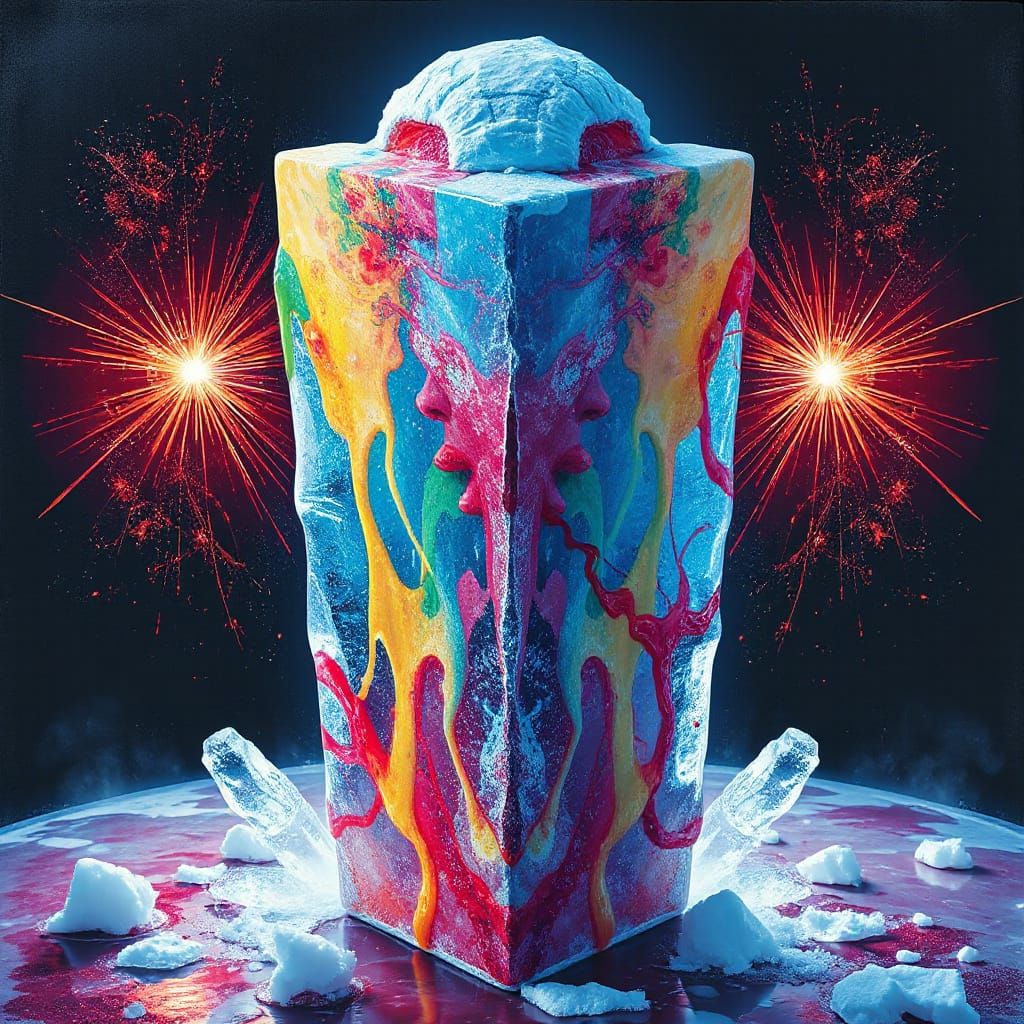 Vibrant Colors Dissolve Entropy in Ecstatic Spectacle