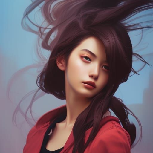 Detailed Portrait of MoMo Yaoyorozu in Unreal Engine 5