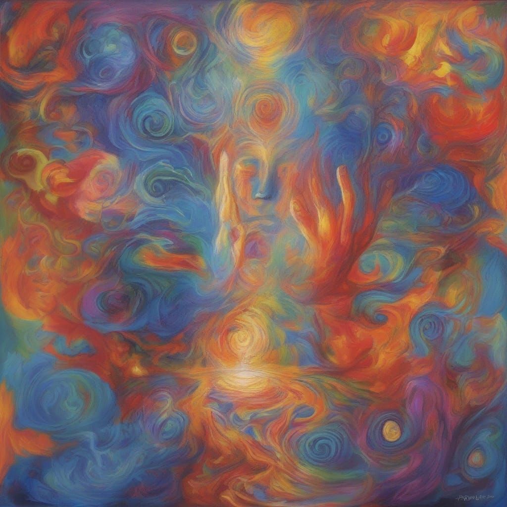 Sorcerer Conjures Invisible Power with Geometric Aura