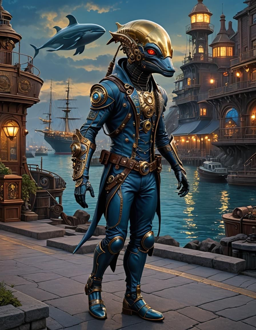 Qrazraura, helmsman on the SS Draenta