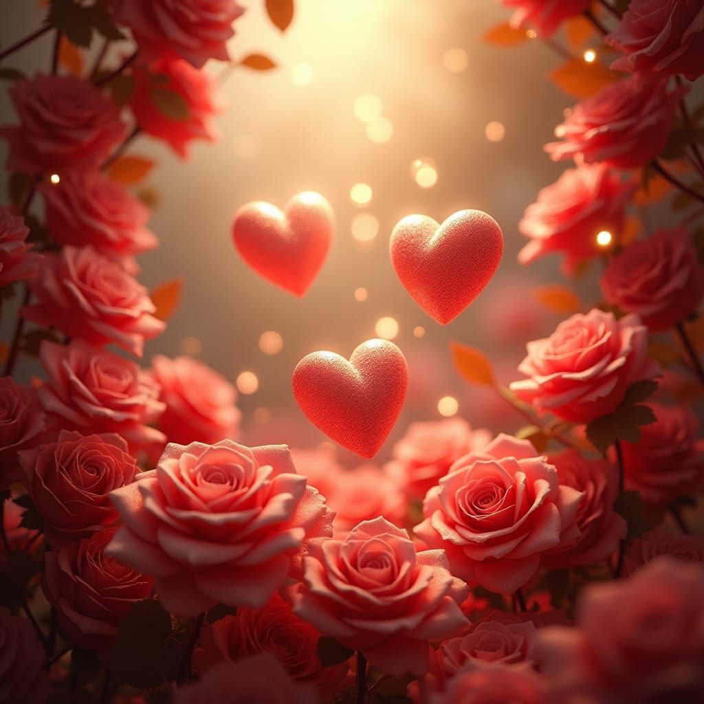 Ethereal Hearts, Pearls, and Roses: Fantasy Concept Art