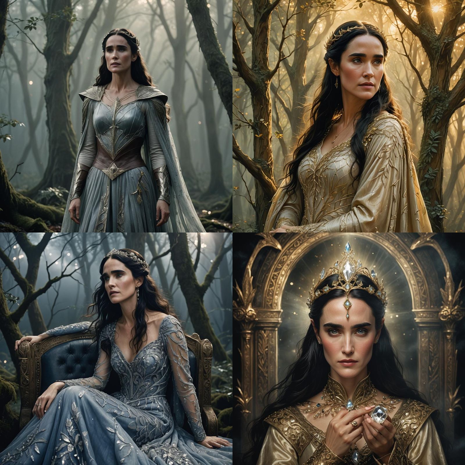 High Elven Princess: An AI Interpretation