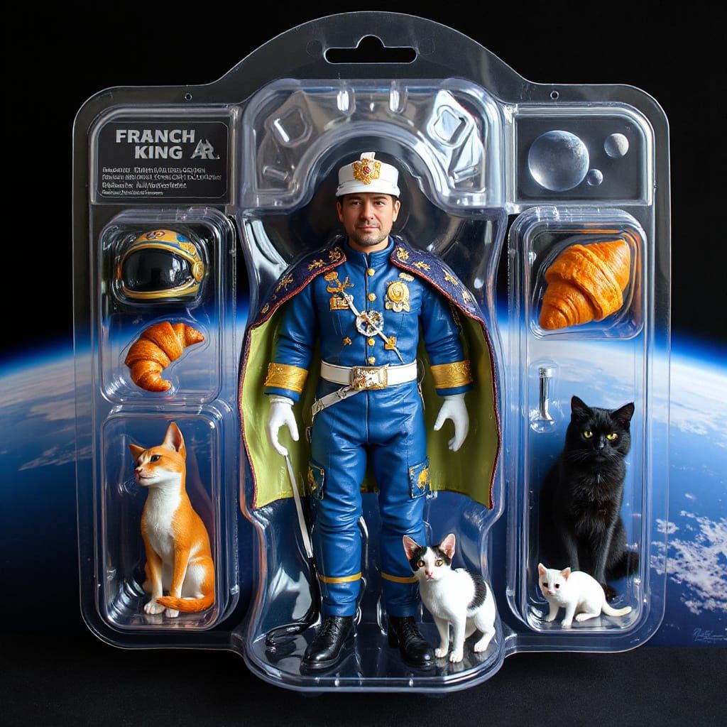 French king on the moon