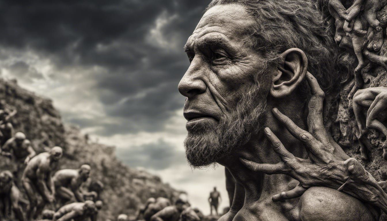 Evolutionary Ascent of Man in Hyperrealistic Detail