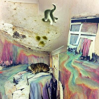 Cat in Decaying Room: A Study in Decay
