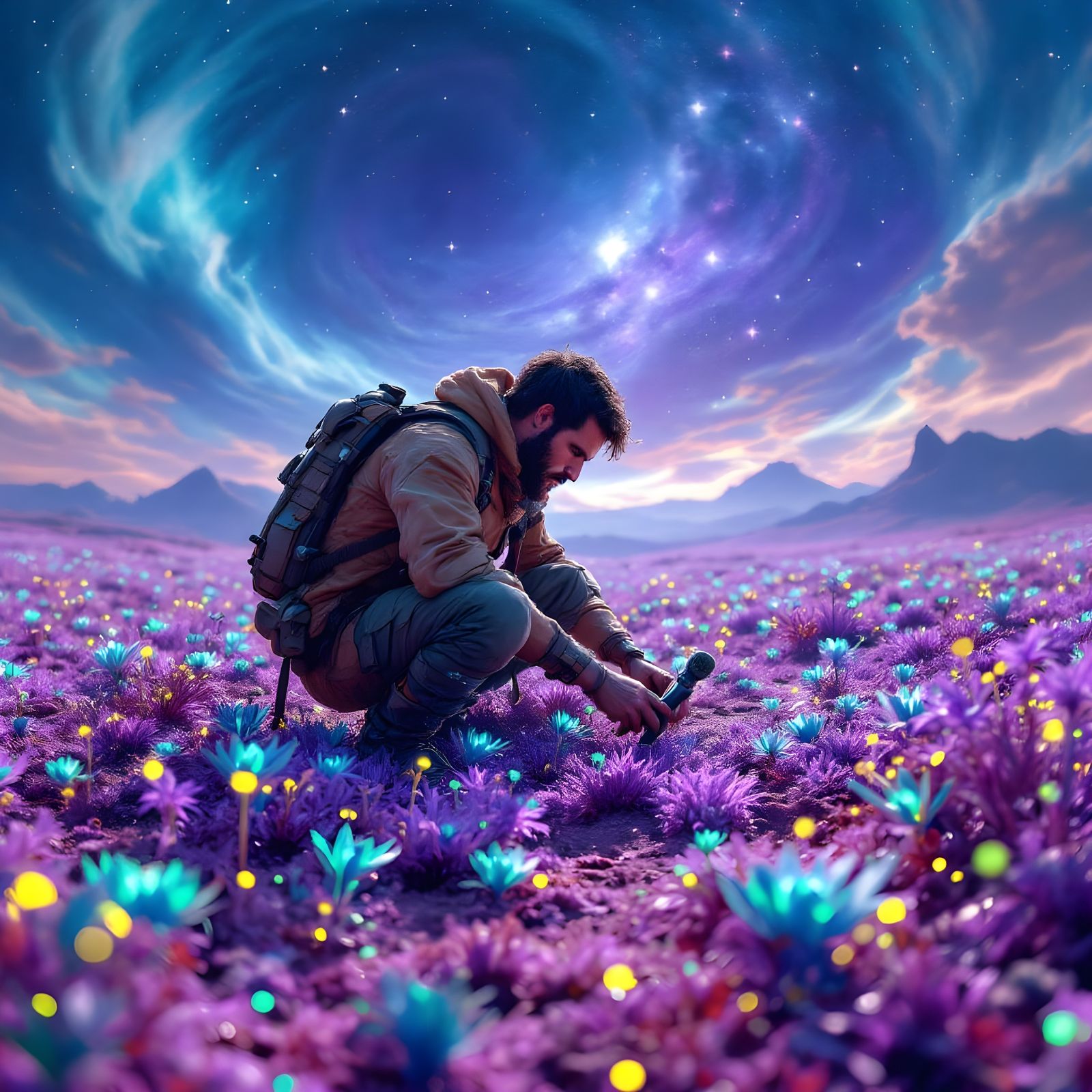 Farmer Discovers Alien World's Secrets in Serene, Mystical L...