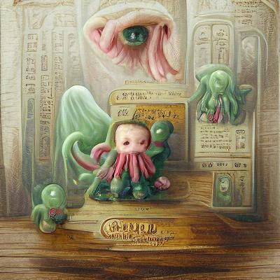 Cthulhu in Mark Ryden's Style
