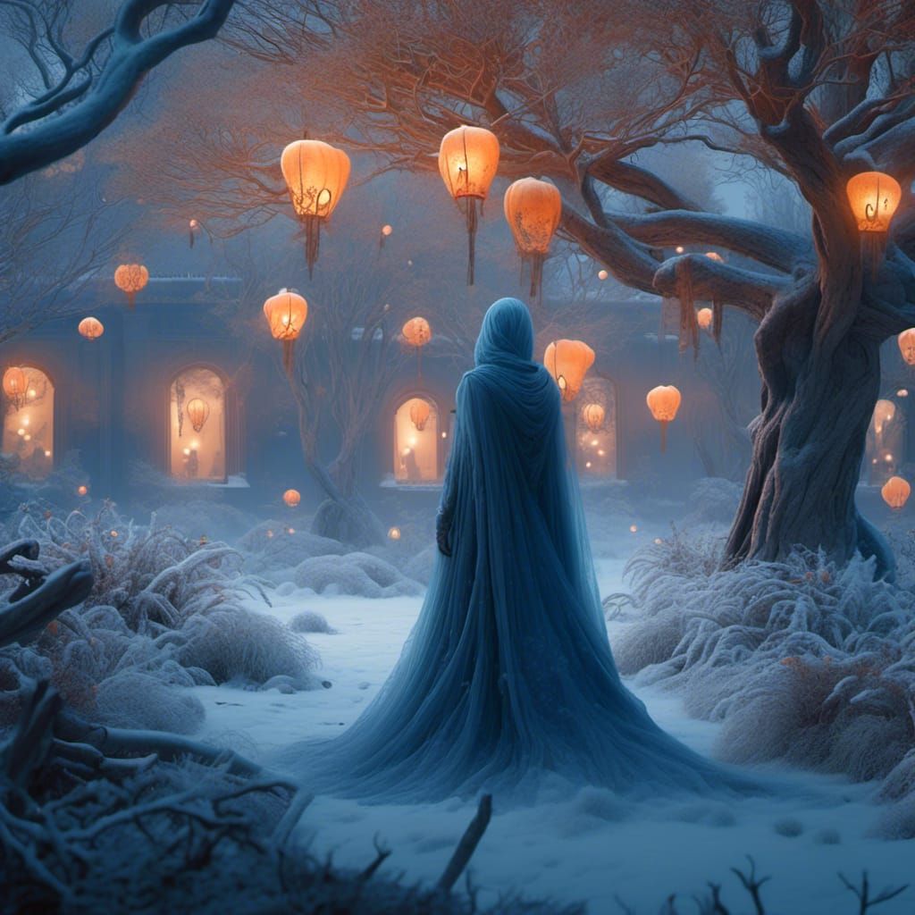 Stalking a winter garden 2