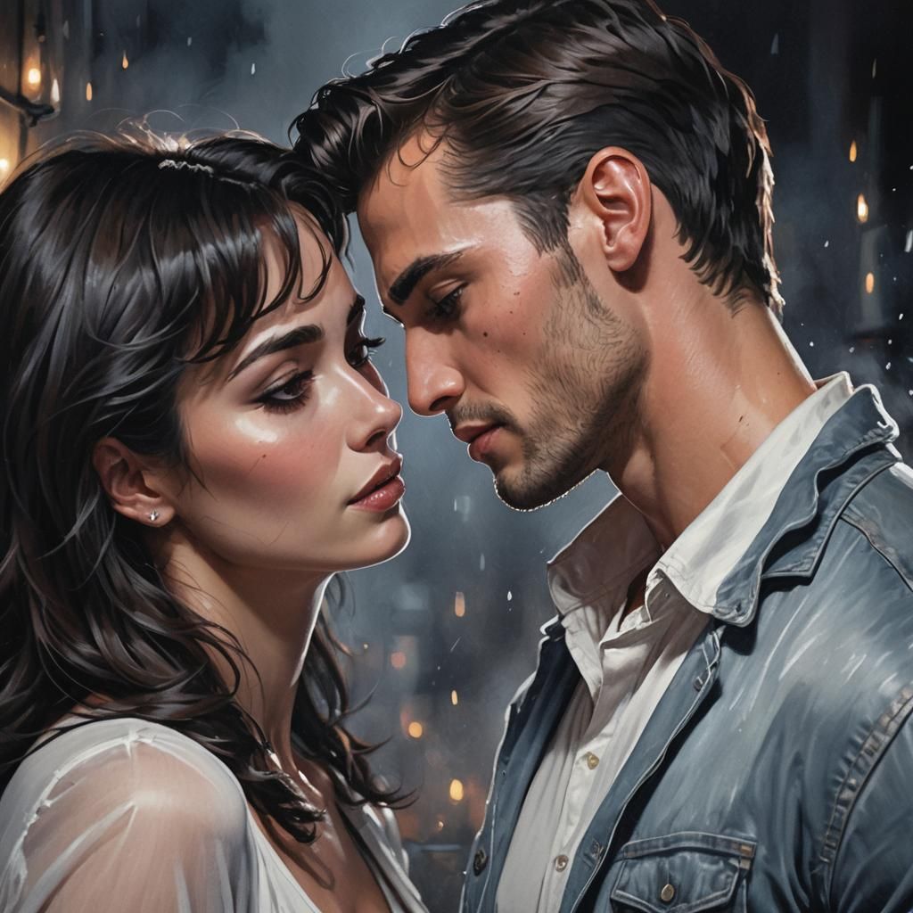 Ghostly Embrace: Love Beyond the Veil