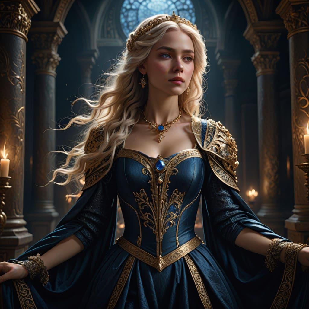 Baroque Princess of the Moon in Ethereal Glory