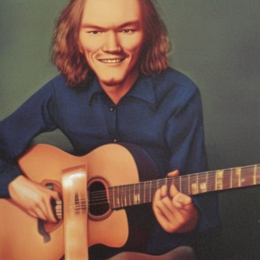 Youthful Singer Portrait: Accurate Facial Details