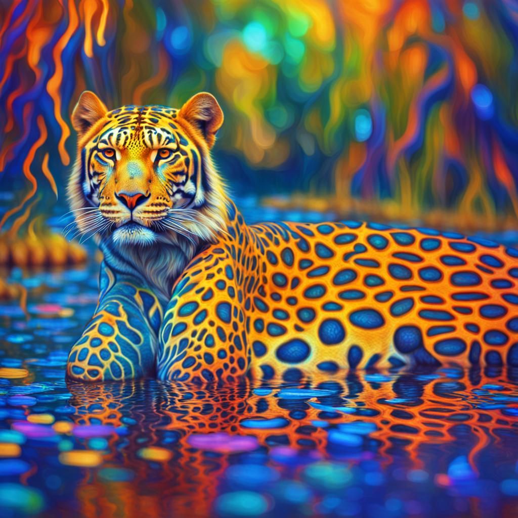 AI Generated Wildlife Photography in Deepdream Style