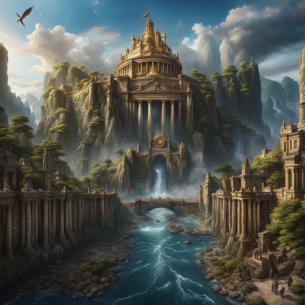 Percy Jackson: Detailed Matte Painting in Deep Color