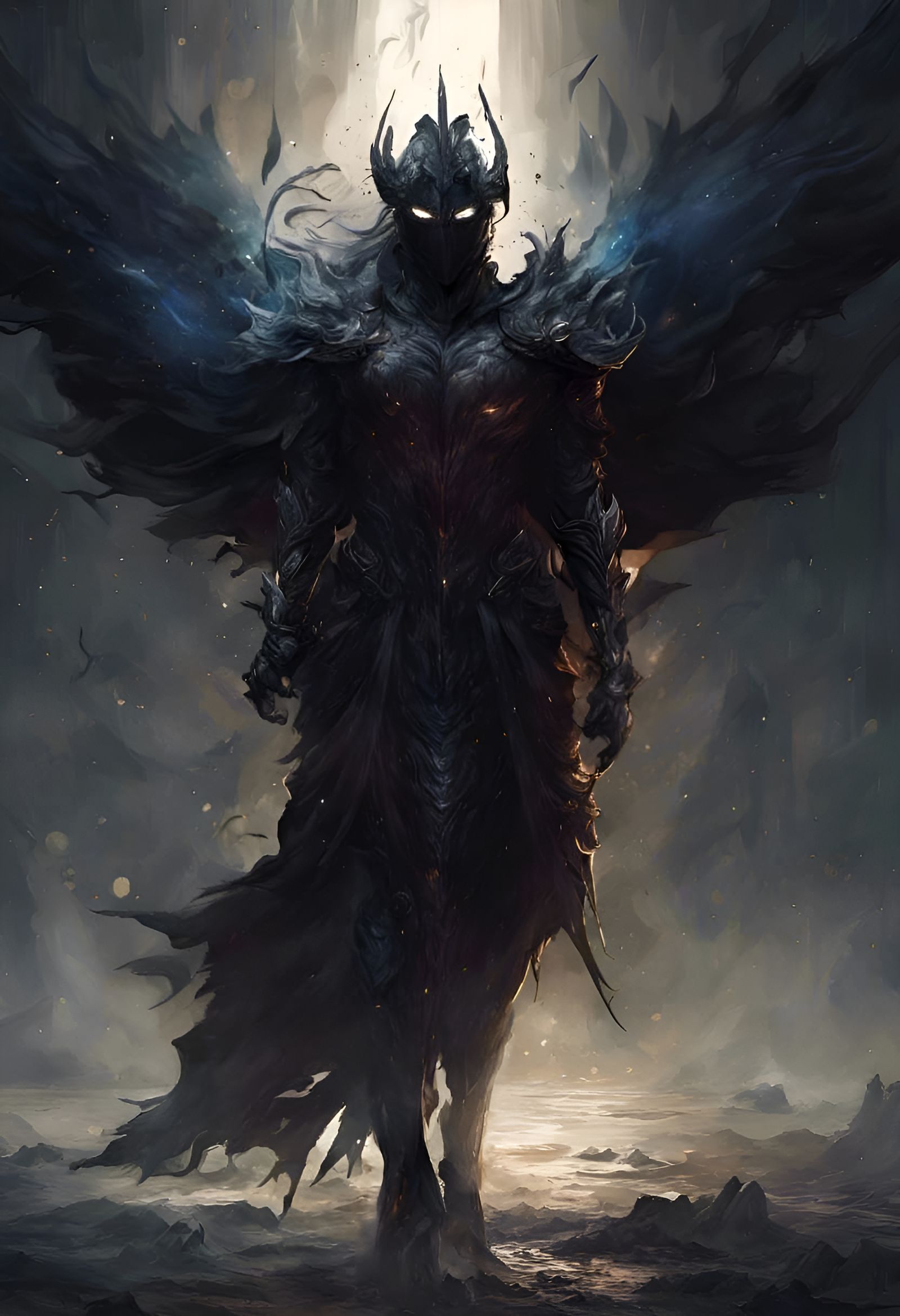 Knight Poltergeist Merge in Fluid Acrylics