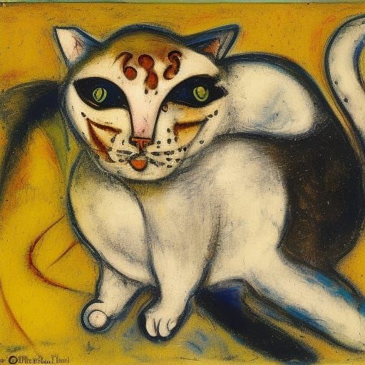 Cat and Mouse Inspired by Early Modern Masters