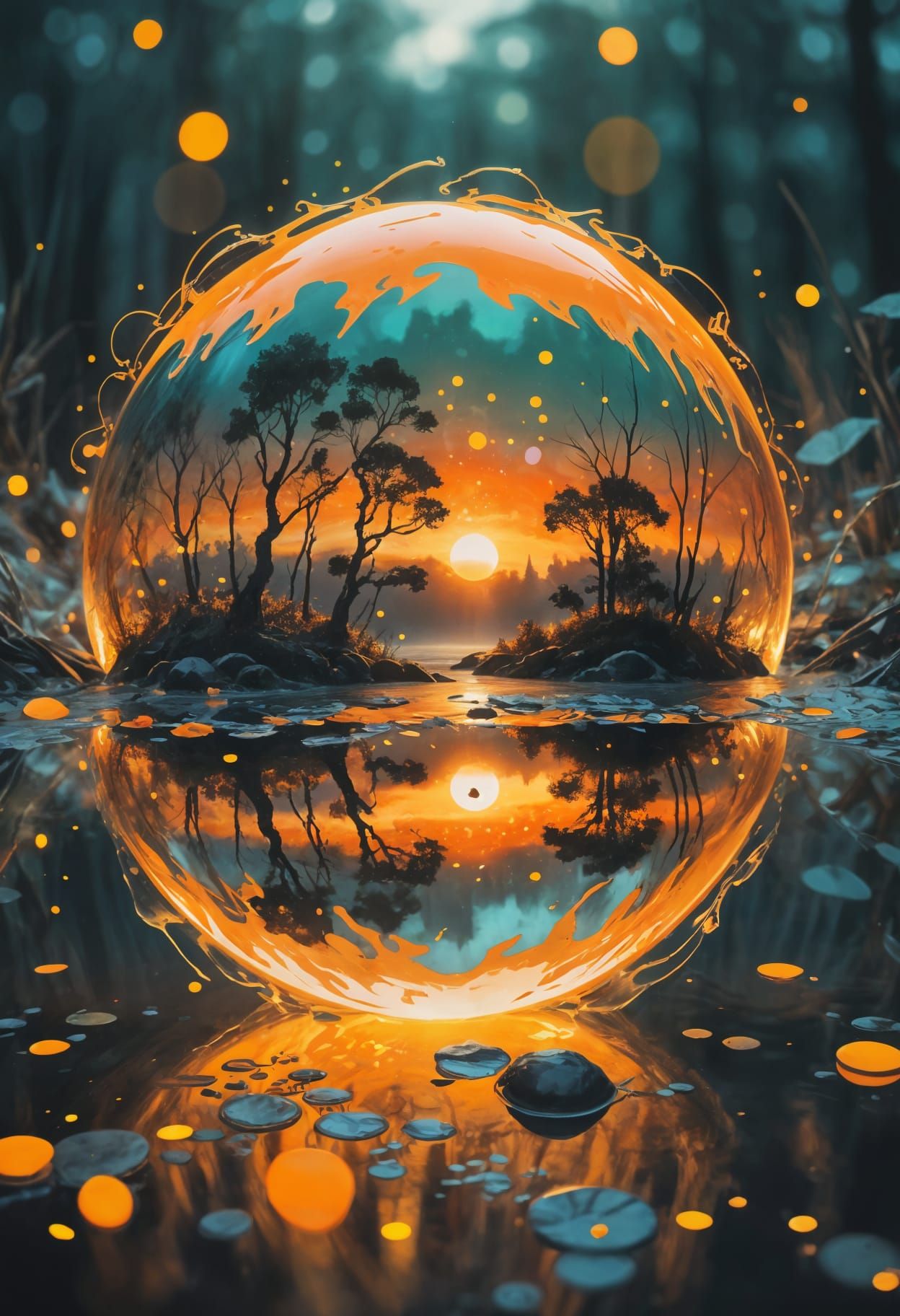 Romantic Ethereal Dreamscapes in Golden Hour