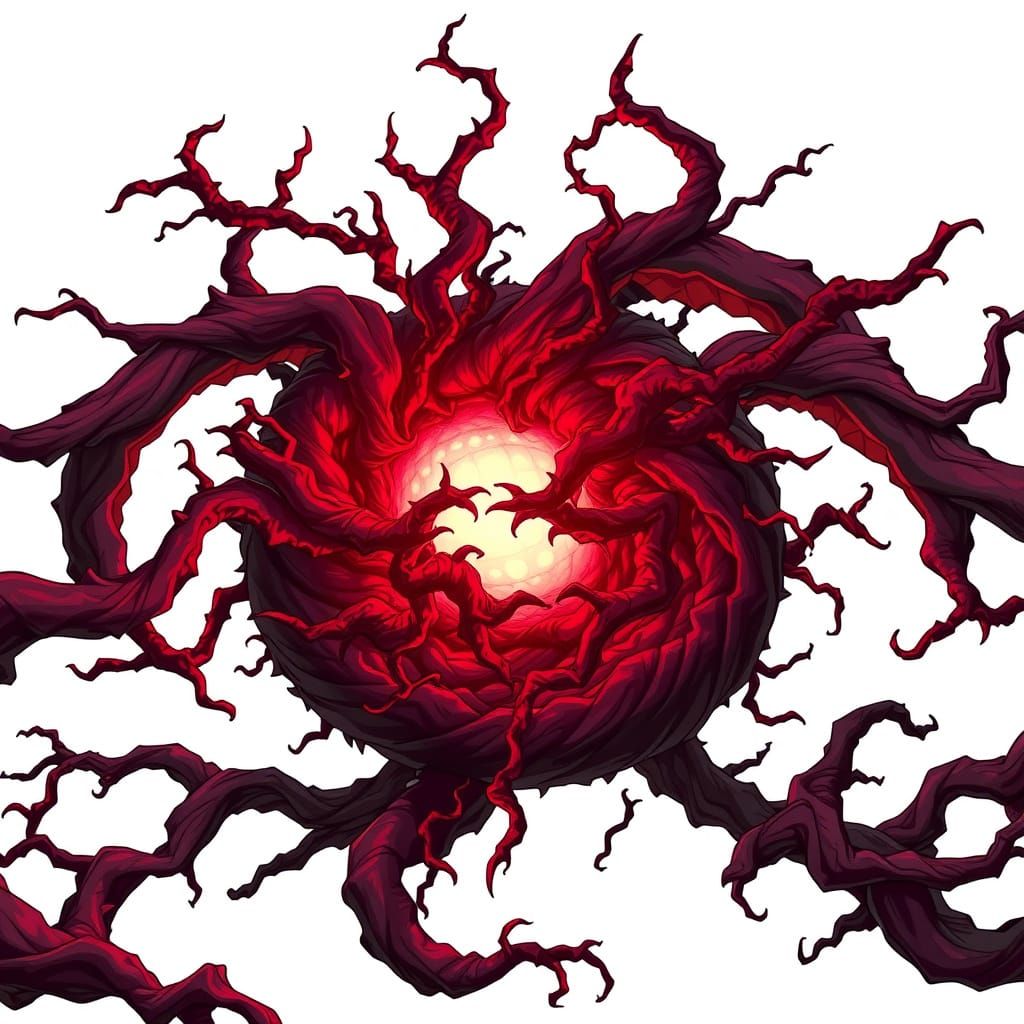 Ethereal Tanglewood Guardian Radiates Bloody Thorn Vines