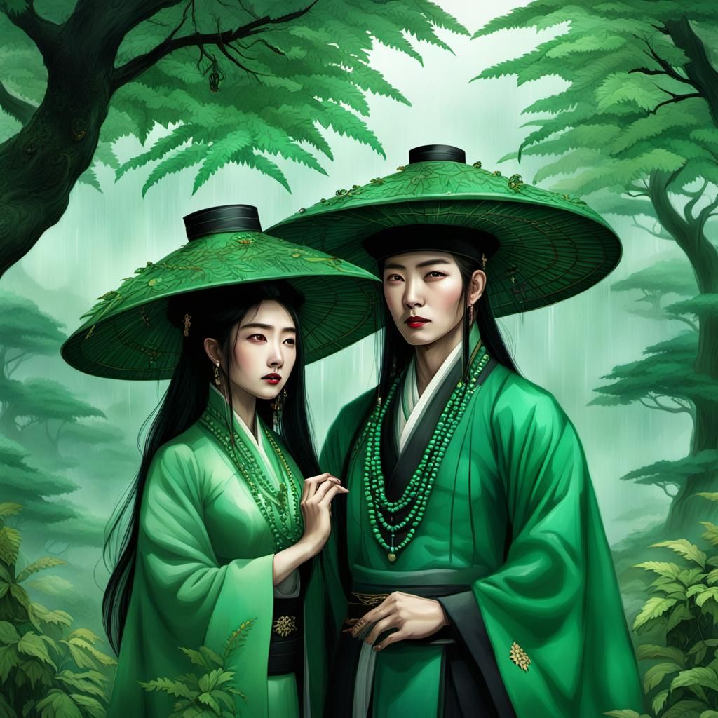 Green Fantasy Couple 2