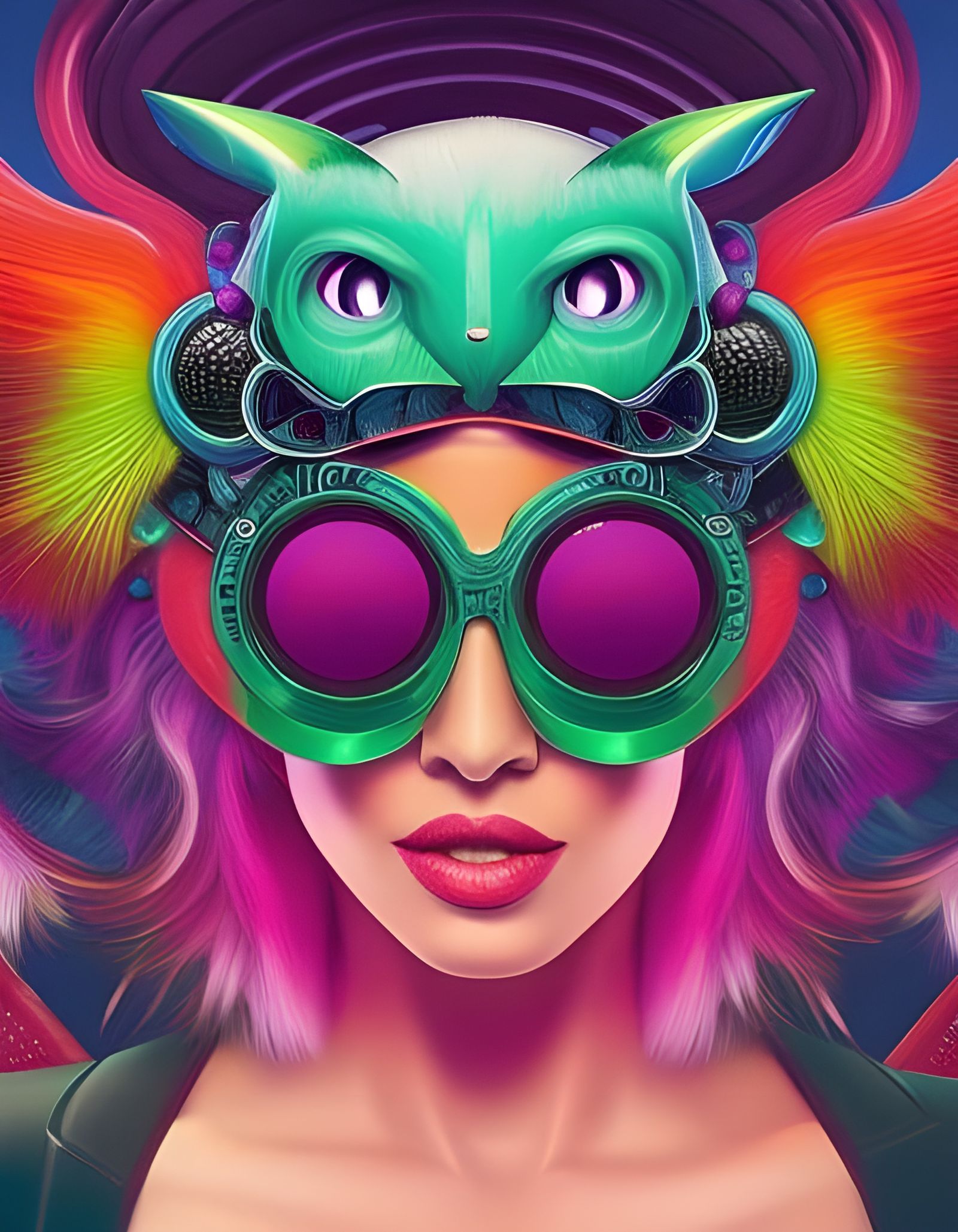 DC: Luckily her glasses have built in GPS. [Global Petsitioning System]