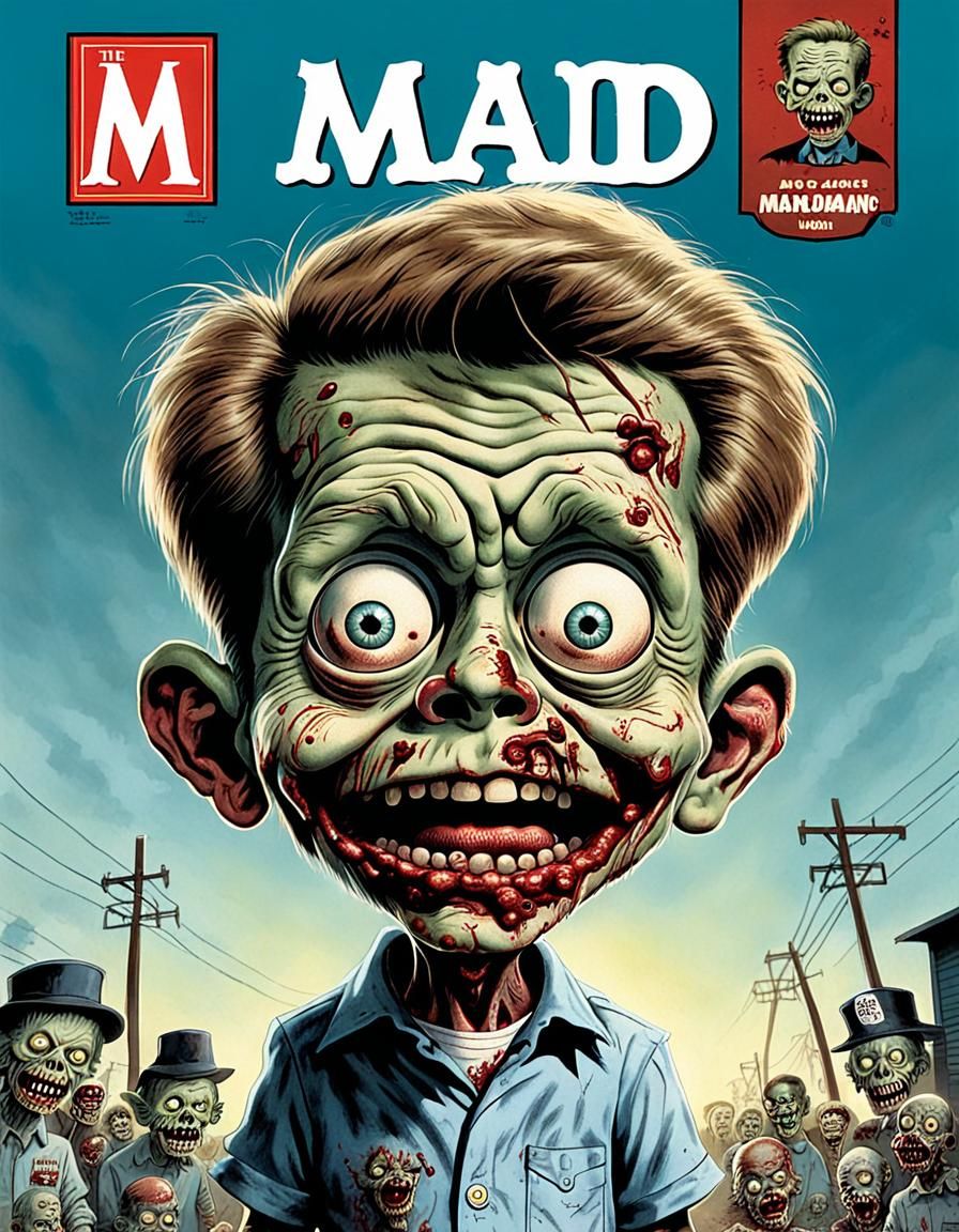Alfred E. Neuman Zombie Art